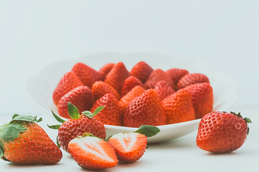 delicious hydroponic strawberries